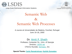 Semantic Web &amp; Semantic Web Processes .