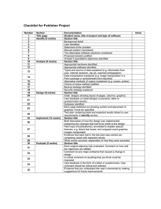 Publisher Checklist (DOC, 55 KB)