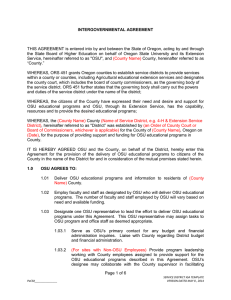 Service District Agreement Template