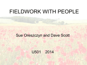 Fieldworkwithpeople2 3 2014.ppt