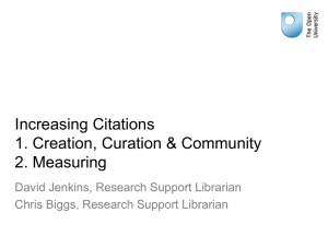 Increasing citations Presentation