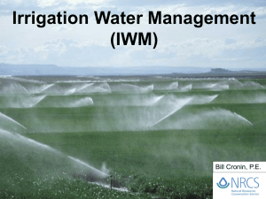 Irrigation For Small Acreage Owners PowerPoint
