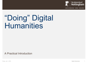 Snyder Doing Digital Humanities