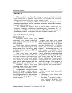 Hal 2-8 no.1 Vol.26 2002  Rino sinusitis - Isi