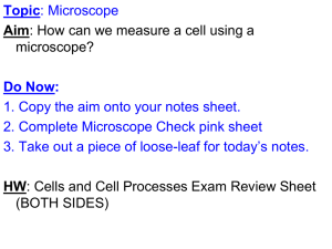 Microscopic Measurement