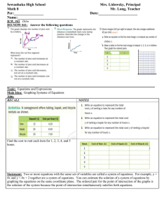 Math 8 Lesson Plan 41 Graphing Systems of Equations class outline for students.doc
