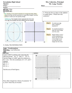 Math 8 Lesson Plan 47 Line Reflections 8 20 2012 class outline for students.doc