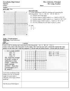 Math 8 Lesson Plan 48 Point Reflections Class Outline for students.doc