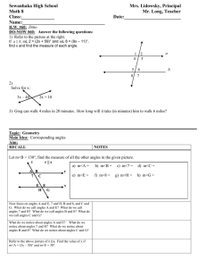 Math 8 Lesson Plan 60 Corresponding angles class outline for students.doc