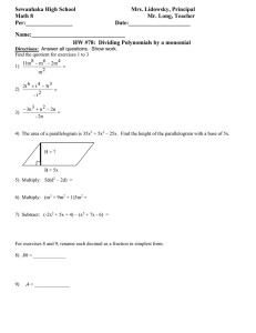 Math 8 HW 78 Dividing Polynomial by a Monomial.doc