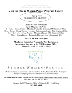 Join the Strong Women/People Program Today!