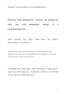 Cabodevilla et al_Occlusion body pathogenecity, virulence and productivity.doc