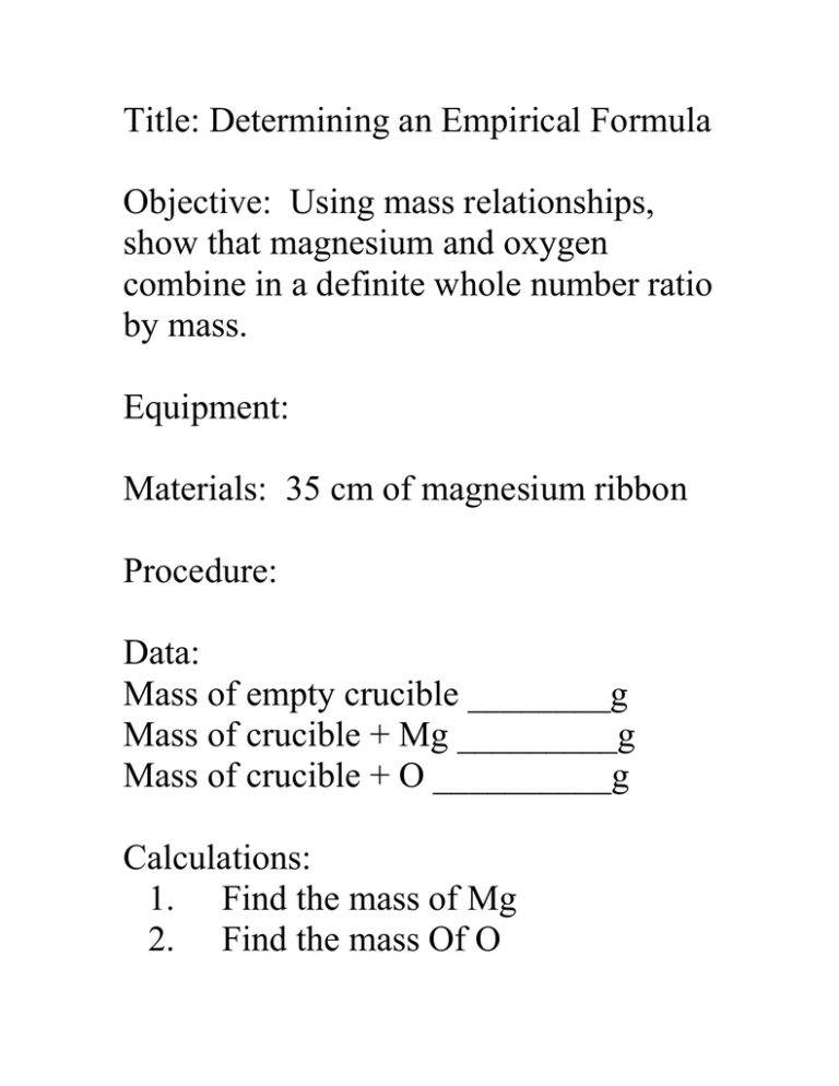 Magnesium Oxide