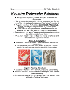 Negative Painting Handout