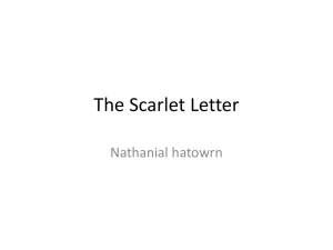 The Scarlet Letter Nathanial hatowrn