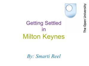 Getting Settled in Milton Keynes-2014 .ppt