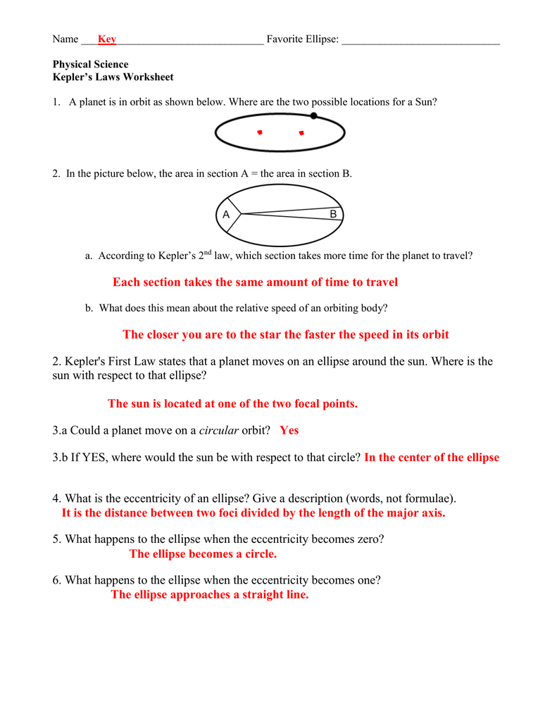Physical Science Newton's Laws Worksheet