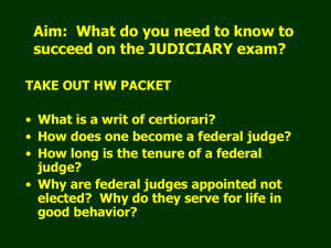 Judiciary Review