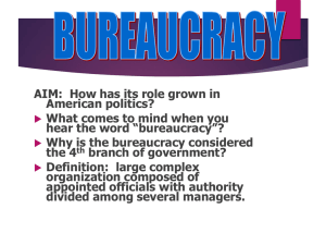 Bureaucracy PowerPoint