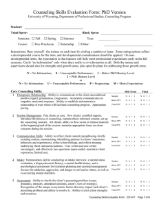 Counseling skills evaluation form-PhD-2015-16