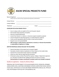 Special Projects Application