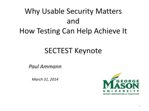SECTEST keynote talk