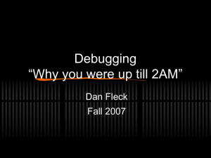 Debugging