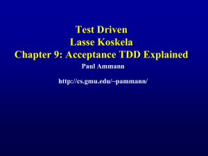 Acceptance TDD