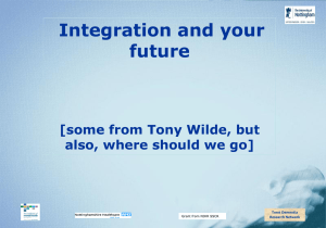 Integration and future of forum (Rob Jones)