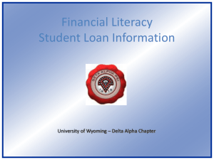 Student Loan Information