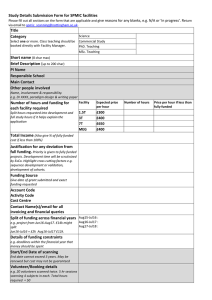 MRI and MEG Project Application Form