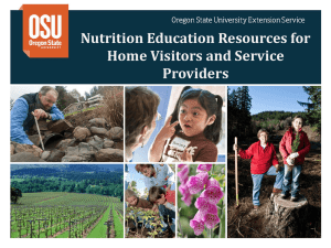 Find the Nutrition Education Training for Home Service Providers here!