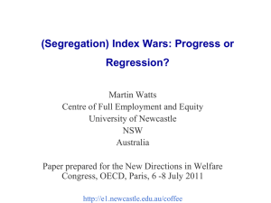 Aspatial Segregation Index Wars