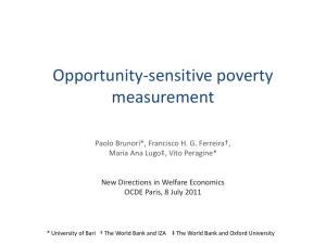 Opportunity Sensitive Poverty Measurement