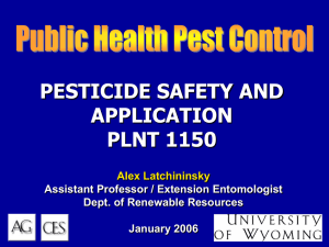 Public Health Pests