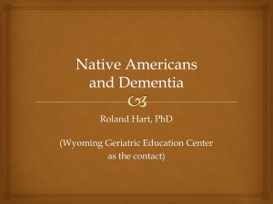 Roland Hart, PhD (Wyoming Geriatric Education Center as the contact)
