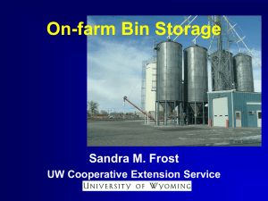 On-farm grain bins