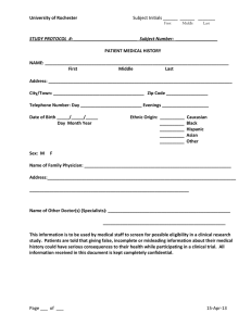 The purpose of this form is to document any signs of disease. Best practice is to document that upon examination the subject shows no physical signs of disease. The examination usually captures a subject's vital signs, e.g., blood pressure, pulse, weight, which must be within certain protocol defined parameters to be eligible for study participation.