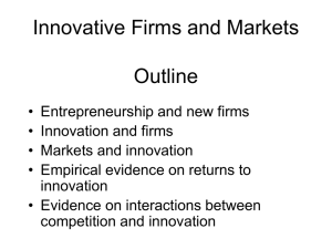 Slides: Chapter 5: Innovative Firms and Markets