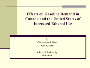 Demand for Bio-fuels in the United States and Canada: A Rank Three Demand Analysis