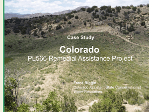 Canon City (Colorado) Dam Remedial Project