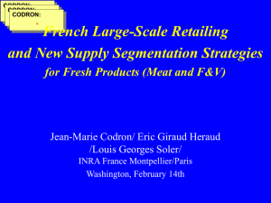 French Large-Scale Retailing and New Supply Segmentation Strategies