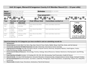 11-13 4-H Member Record - ONLINE