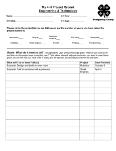 4-H Record- Engineering & Technology