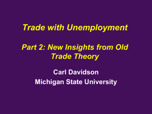 New Insights from "Old" Trade Theory
