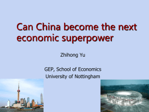 Can China become the next Economic Superpower?