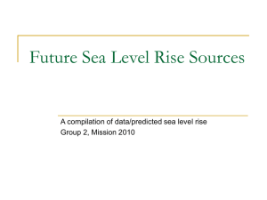 PowerPoint of Compilation of SLR (sea level rise) sources