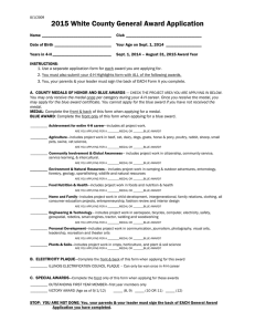 2015 General Award Application Form