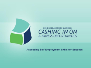 Assessing Self Employment Skills for Success