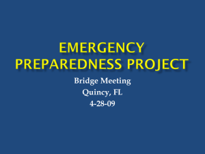 Bridge Meeting PowerPoint - Florida Example